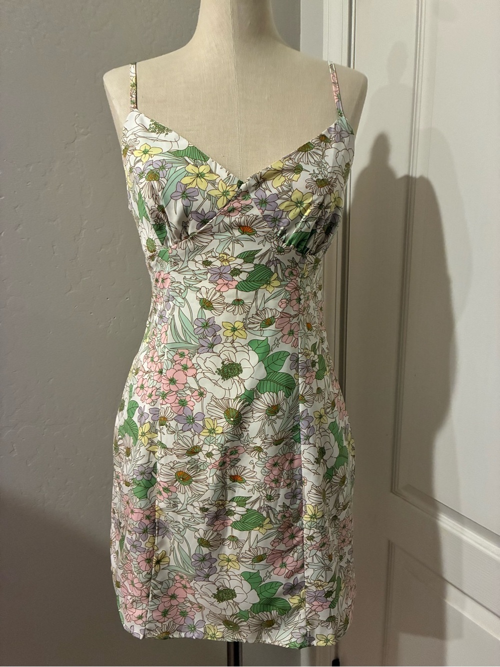 RSQ Tillys Floral Mini Dress Size Large L #sundress